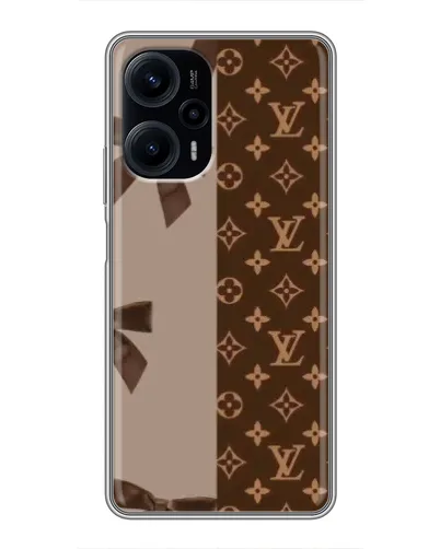 Чохол для Xiaomi POCO F5 з картинкою «Louis Vuitton — банти»