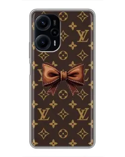Чохол для Xiaomi POCO F5 з картинкою «LV з бантом»