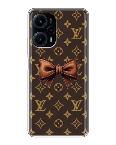 Чохол для Xiaomi POCO F5 з картинкою «LV з бантом»