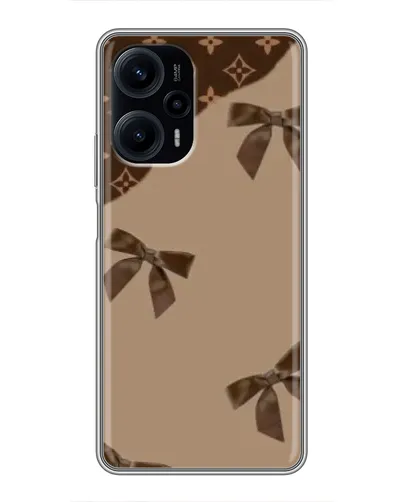 Чохол для Xiaomi POCO F5 з картинкою «LV — кавовий атлас»