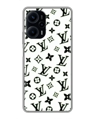 Чохол для Xiaomi POCO F5 з картинкою «Монохромний хаос LV»