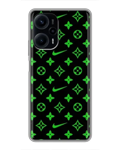 Чохол для Xiaomi POCO F5 з картинкою «Неоновий принт LV»