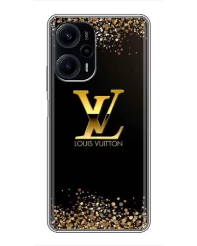 Чохол для Xiaomi POCO F5 з картинкою «LV — золоті іскри»