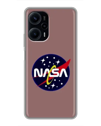 Чехол для Xiaomi POCO F5 с картинкой «NASA — ретро космос»