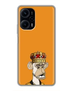 Чохол для Xiaomi POCO F5 з картинкою «Золота мавпа Bored Ape» Чохол для Xiaomi POCO F5 з картинкою «Золота мавпа Bored Ape»