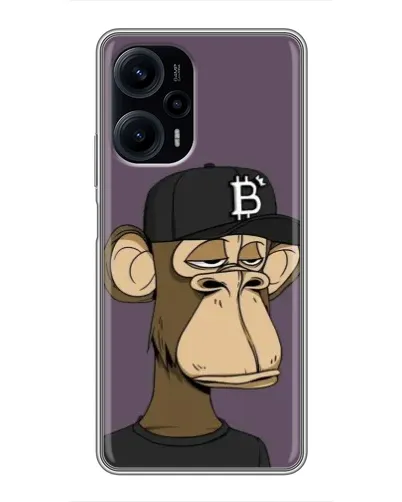 Чехол для Xiaomi POCO F5 с картинкой «Bored Ape в кепке» Чехол для Xiaomi POCO F5 с картинкой «Bored Ape в кепке»