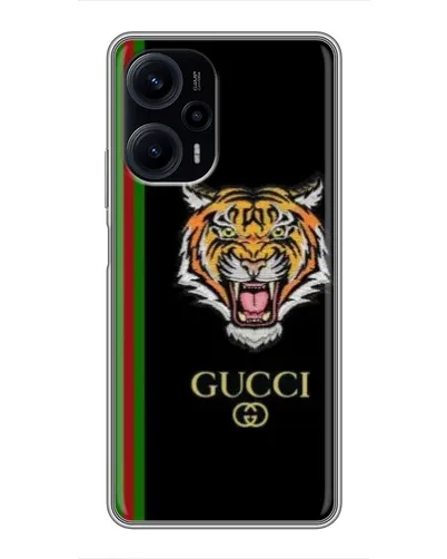 Чехол для Xiaomi POCO F5 с картинкой «Тигр Gucci»