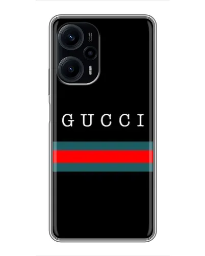 Чехол для Xiaomi POCO F5 с картинкой «Gucci — красный пояс»