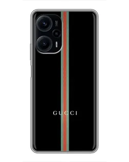 Чохол для Xiaomi POCO F5 з картинкою «Gucci — строга лінія» Чохол для Xiaomi POCO F5 з картинкою «Gucci — строга лінія»