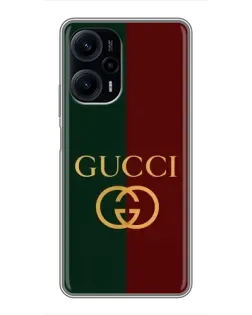 Чохол для Xiaomi POCO F5 з картинкою «Gucci — темно-зелений градієнт» Чохол для Xiaomi POCO F5 з картинкою «Gucci — темно-зелений градієнт»