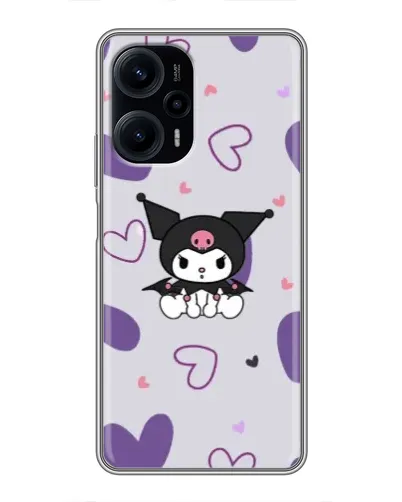 Чехол для Xiaomi POCO F5 с картинкой «Kuromi и лавандовые сердца» Чехол для Xiaomi POCO F5 с картинкой «Kuromi и лавандовые сердца»