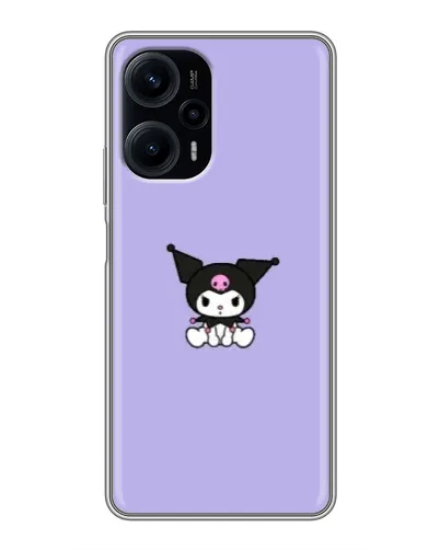 Чехол для Xiaomi POCO F5 с картинкой «Kuromi — фиолетовый минимализм» Чехол для Xiaomi POCO F5 с картинкой «Kuromi — фиолетовый минимализм»
