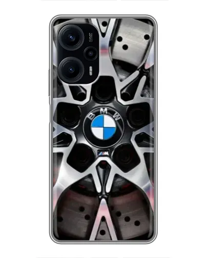 Чехол для Xiaomi POCO F5 с картинкой «BMW — деталь диска»