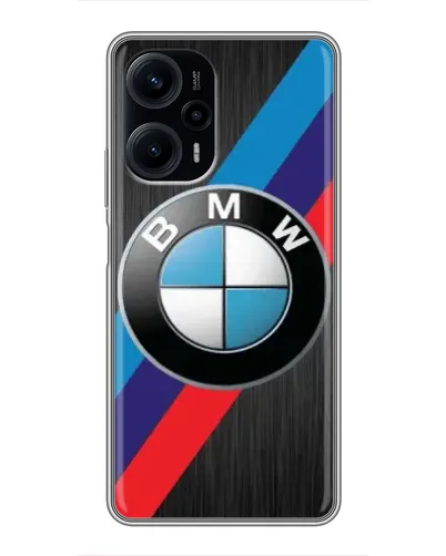 Чехол для Xiaomi POCO F5 с картинкой «BMW M-stripes стиль»