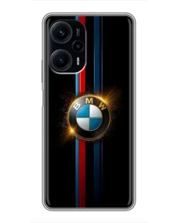 Чехол для Xiaomi POCO F5 с картинкой «BMW M-Power неон»