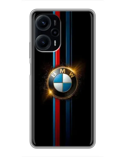 Чехол для Xiaomi POCO F5 с картинкой «BMW M-Power неон»