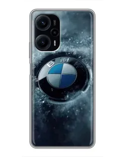 Чохол для Xiaomi POCO F5 з картинкою «Логотип BMW — лід» Чохол для Xiaomi POCO F5 з картинкою «Логотип BMW — лід»