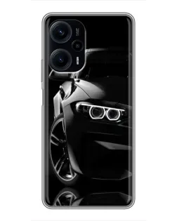 Чохол для Xiaomi POCO F5 з картинкою «Чорна BMW — профіль» Чохол для Xiaomi POCO F5 з картинкою «Чорна BMW — профіль»