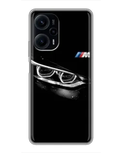 Чохол для Xiaomi POCO F5 з картинкою «BMW — погляд тигра» Чохол для Xiaomi POCO F5 з картинкою «BMW — погляд тигра»