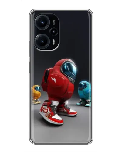 Чехол для Xiaomi POCO F5 с картинкой «Among Us — 3D стиль» Чехол для Xiaomi POCO F5 с картинкой «Among Us — 3D стиль»