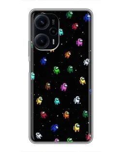 Чохол для Xiaomi POCO F5 з картинкою «Екіпаж Among Us»