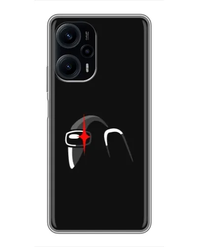 Чехол для Xiaomi POCO F5 с картинкой «Among Us шлем» Чехол для Xiaomi POCO F5 с картинкой «Among Us шлем»
