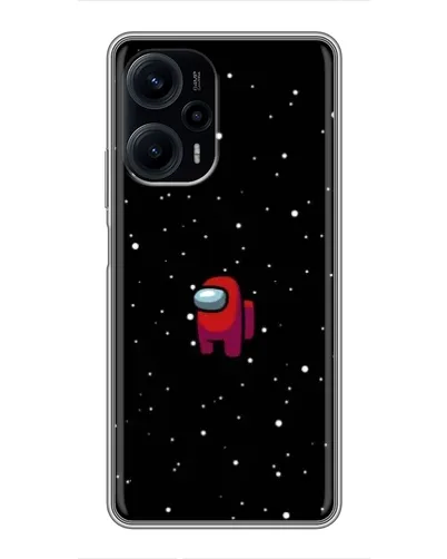 Чехол для Xiaomi POCO F5 с картинкой «Красный Among Us» Чехол для Xiaomi POCO F5 с картинкой «Красный Among Us»
