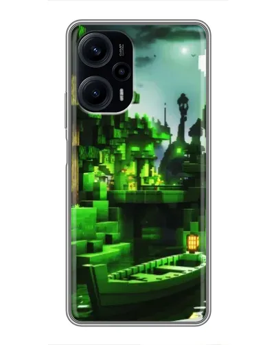 Чехол для Xiaomi POCO F5 с картинкой «Minecraft лесной пейзаж» Чехол для Xiaomi POCO F5 с картинкой «Minecraft лесной пейзаж»