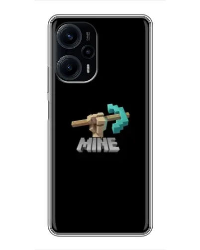 Чехол для Xiaomi POCO F5 с картинкой «Алмазная кирка» Чехол для Xiaomi POCO F5 с картинкой «Алмазная кирка»