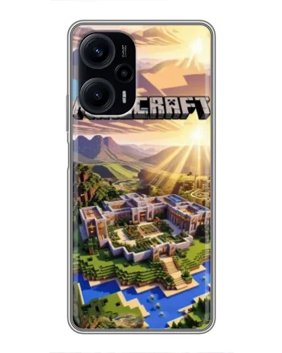 Чехол для Xiaomi POCO F5 с картинкой «Minecraft панорама» Чехол для Xiaomi POCO F5 с картинкой «Minecraft панорама»