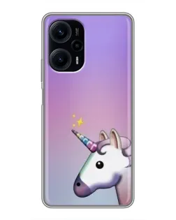 Чехол для Xiaomi POCO F5 с картинкой «Единорог градиент» Чехол для Xiaomi POCO F5 с картинкой «Единорог градиент»