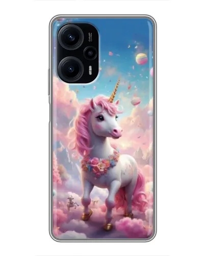 Чехол для Xiaomi POCO F5 с картинкой «Единорог среди облаков» Чехол для Xiaomi POCO F5 с картинкой «Единорог среди облаков»