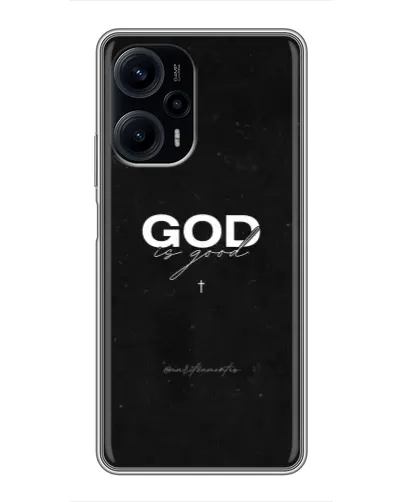 Чехол для Xiaomi POCO F5 с картинкой «GOD — Бог над всем» Чехол для Xiaomi POCO F5 с картинкой «GOD — Бог над всем»