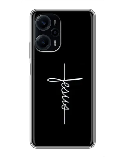 Чехол для Xiaomi POCO F5 с картинкой «Тонкая линия веры» Чехол для Xiaomi POCO F5 с картинкой «Тонкая линия веры»