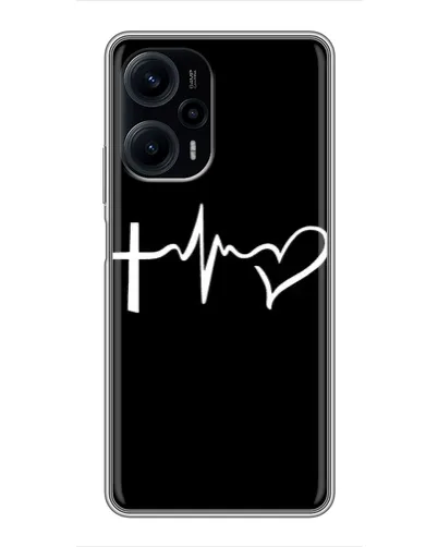 Чехол для Xiaomi POCO F5 с картинкой «Пульс веры» Чехол для Xiaomi POCO F5 с картинкой «Пульс веры»