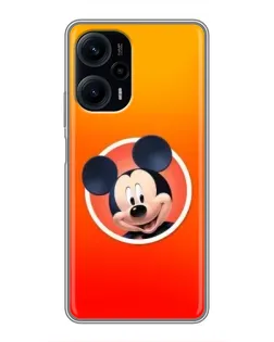 Чохол для Xiaomi POCO F5 з картинкою «Mickey в колі»
