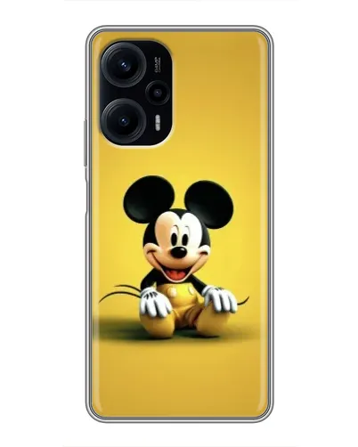Чохол для Xiaomi POCO F5 з картинкою «Міккі на жовтому»