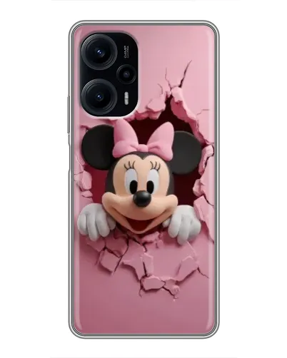 Чохол для Xiaomi POCO F5 з картинкою «Мінні крізь стіну»