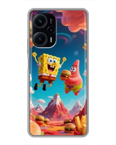 Чехол для Xiaomi POCO F5 с картинкой «Космический фастфуд» Чехол для Xiaomi POCO F5 с картинкой «Космический фастфуд»