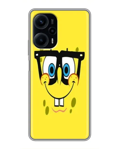 Чехол для Xiaomi POCO F5 с картинкой «Минималистичный Спанч Боб» Чехол для Xiaomi POCO F5 с картинкой «Минималистичный Спанч Боб»