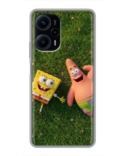 Чехол для Xiaomi POCO F5 с картинкой «Друзья на лужайке» Чехол для Xiaomi POCO F5 с картинкой «Друзья на лужайке»