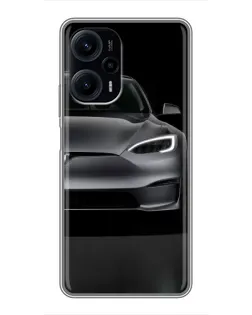 Чохол для Xiaomi POCO F5 з картинкою «Tesla Model S Look» Чохол для Xiaomi POCO F5 з картинкою «Tesla Model S Look»