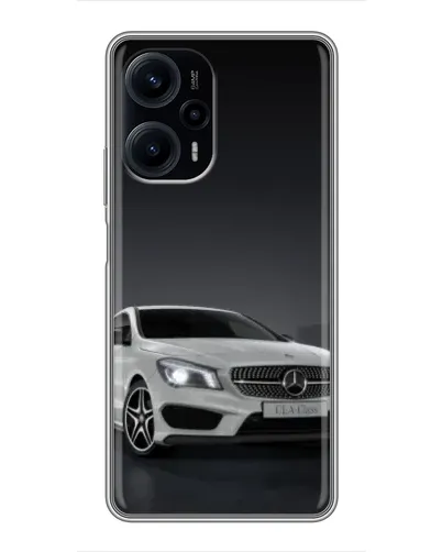 Чехол для Xiaomi POCO F5 с картинкой «Mercedes AMG GT Silver»