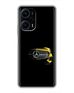 Чехол для Xiaomi POCO F5 с картинкой «Mercedes — ретро стиль»