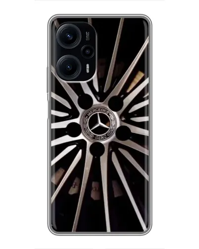 Чехол для Xiaomi POCO F5 с картинкой «Диск Mercedes»
