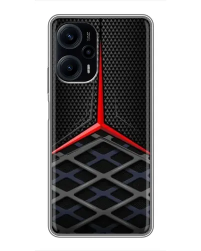Чехол для Xiaomi POCO F5 с картинкой «Mercedes Carbon Grid»