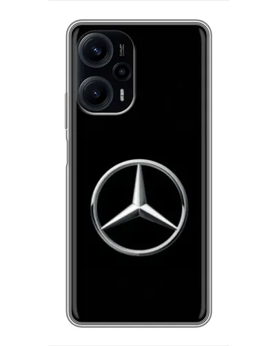 Чехол для Xiaomi POCO F5 с картинкой «Mercedes классический лого»
