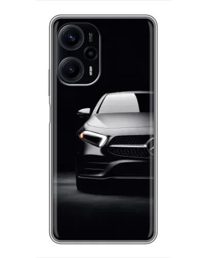 Чехол для Xiaomi POCO F5 с картинкой «Свет фар Mercedes»