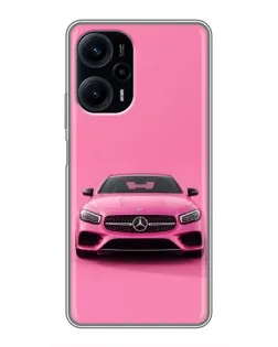 Чехол для Xiaomi POCO F5 с картинкой «Розовый Mercedes AMG» Чехол для Xiaomi POCO F5 с картинкой «Розовый Mercedes AMG»