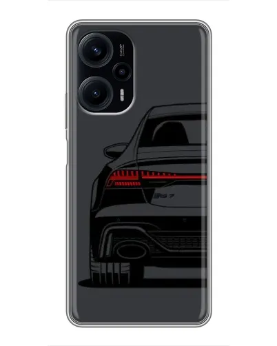 Чехол для Xiaomi POCO F5 с картинкой «Задняя часть Audi — арт»